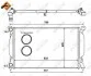 Радіатор охолодження Audi A4 1.6-2.0/1.9/2.0TDI 00-09/Seat Exeo 08-13 NRF 50539 (фото 2)