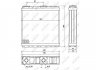Радіатор пічки Nissan Almera/Primera 1.4-2.0D 90-00 NRF 52098 (фото 8)