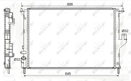 Радиатор NRF 53118A