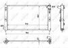 Радіатор охолодження Mitsubishi Lancer 07- (+AC) NRF 53906 (фото 2)