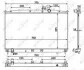 Радіатор охолодження Hyundai Santa Fe 2.2CRDi/2.7 06-12 NRF 53942 (фото 2)