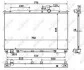 Радіатор охолодження Hyundai Santa Fe 2.2CRDi/2.7 V6 06-12 NRF 53943 (фото 2)