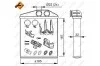 Радіатор пічки Opel Combo/Corsa C 1.0-1.8/1.7CDTI 00- NRF 54208 (фото 9)