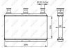 Радіатор пічки BMW 5 (E60/E61)/6 (E63/E64) 2.0-5.0 01-10 NRF 54311 (фото 2)