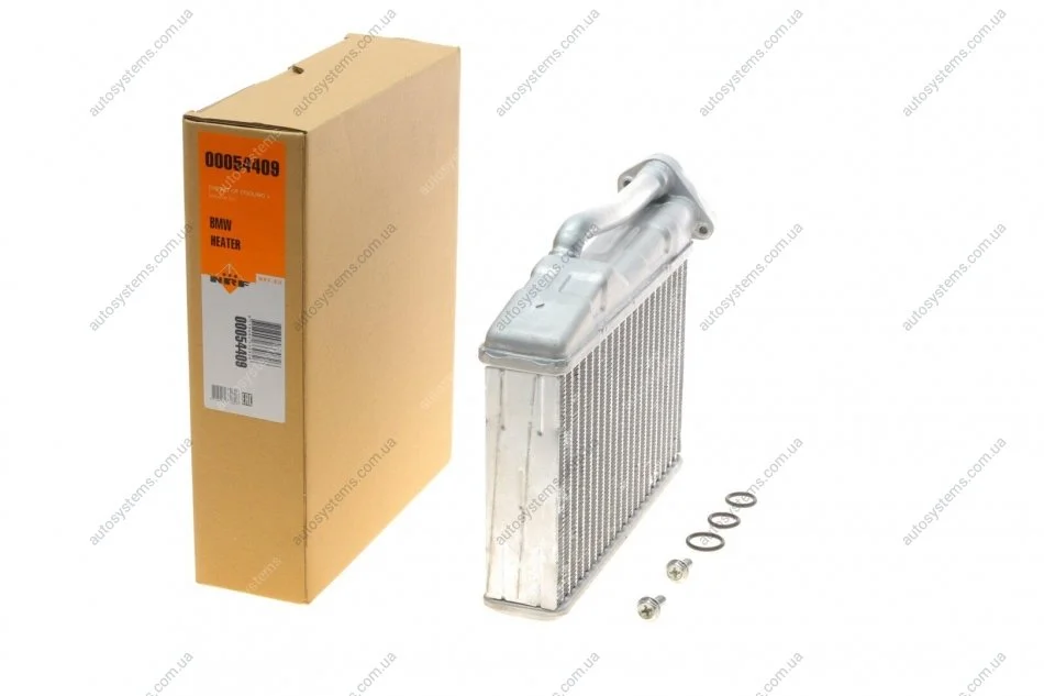Радіатор пічки BMW 5 (E39) 2.0-2.8i 97-03 (M52/M47/M51/M54/M57/M62) NRF 54409 (фото 1)