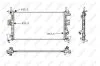 Радіатор охолодження Ford Focus 1.6 10- NRF 58487 (фото 1)