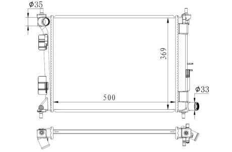 Радиатор NRF 59263