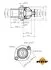 Термостат Fiat Scudo/Peugeot Expert 2.0 16V 00- (89°C) NRF 725035 (фото 2)