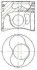 Поршень NURAL 87-114900-80 (фото 1)