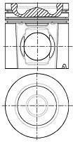 Поршень NURAL 87-434400-10