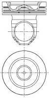 Поршень NURAL 87-437600-00