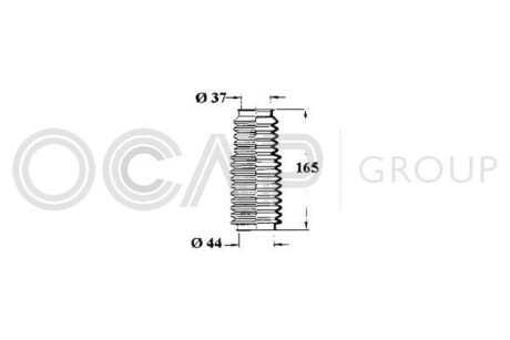 Пыльник тяги рулевой OCAP 1211088