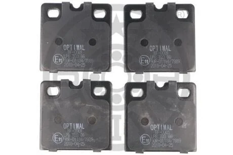 Тормозные колодки дисковые задние, комплект Optimal BF-0001