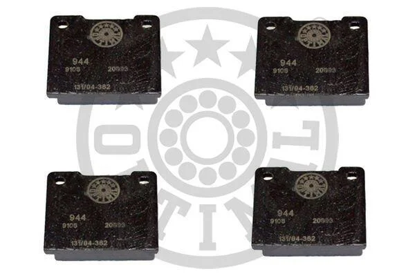 Тормозные колодки дисковые передние, комплект Optimal BP-09106 (фото 1)
