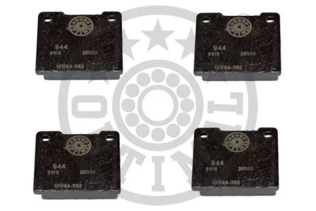 Тормозные колодки дисковые передние, комплект Optimal BP-09106