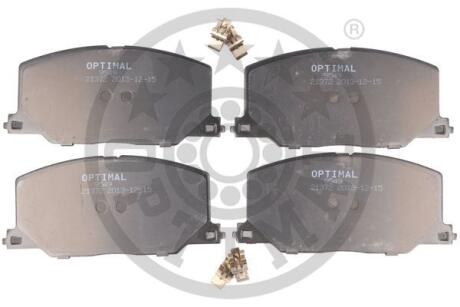 Тормозные колодки дисковые, комплект Optimal BP-09549