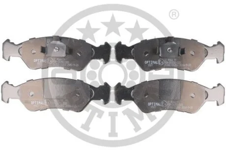Тормозные колодки дисковые, комплект Optimal BP-09587