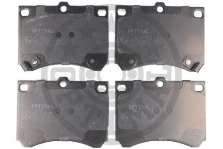 Тормозные колодки дисковые передние, комплект Optimal BP-09669