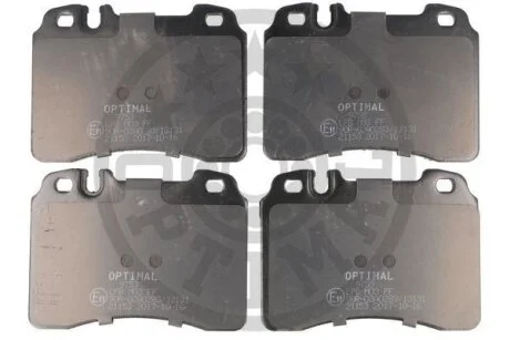Тормозные колодки дисковые передние, комплект Optimal BP-09753