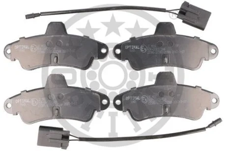 Тормозные колодки дисковые передние, комплект Optimal BP-09840