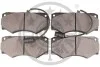 Тормозные колодки дисковые передние, комплект Optimal BP-09853 (фото 2)