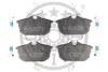 Тормозные колодки дисковые задние, комплект Optimal BP-10208 (фото 1)