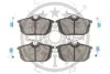 Тормозные колодки дисковые задние, комплект Optimal BP-10208 (фото 2)