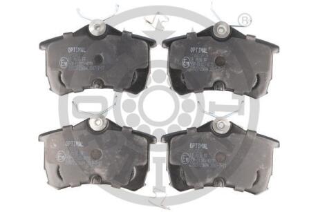 Тормозные колодки дисковые задние, комплект Optimal BP-10312