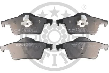 Тормозные колодки дисковые задние, комплект Optimal BP-10349
