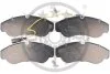 Тормозные колодки дисковые, комплект Optimal BP-10489 (фото 1)