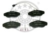 Тормозные колодки дисковые передние, комплект Optimal BP-10490 (фото 1)