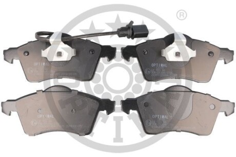 Тормозные колодки дисковые, комплект Optimal BP-12015