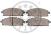Тормозные колодки дисковые, комплект Optimal BP-12125 (фото 2)