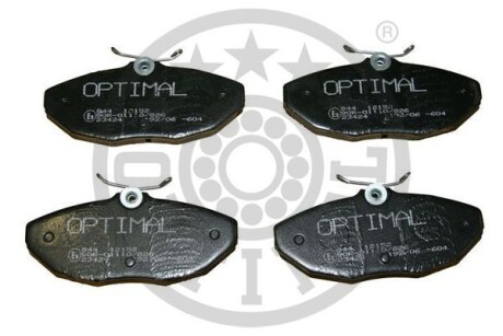 Тормозные колодки дисковые передние, комплект Optimal BP-12152