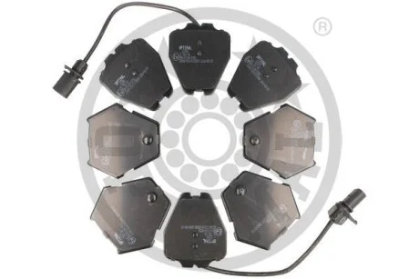 Колодки гальмівні передні, дискові Optimal BP-12158