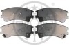 Тормозные колодки дисковые передние, комплект Optimal BP-12163 (фото 1)