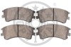 Тормозные колодки дисковые передние, комплект Optimal BP-12163 (фото 2)