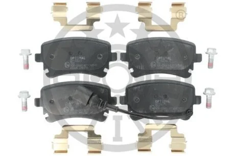Тормозные колодки дисковые передние, комплект Optimal BP-12241