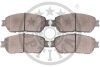 Тормозные колодки дисковые передние, комплект Optimal BP-12255 (фото 2)