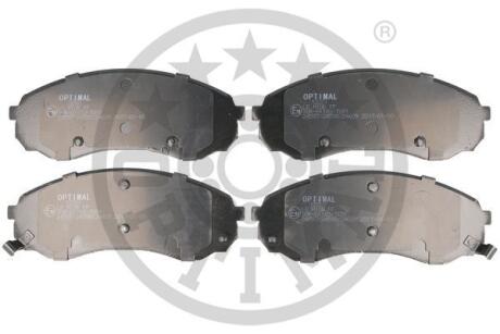 Тормозные колодки дисковые передние, комплект Optimal BP-12281