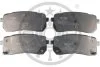Тормозные колодки дисковые задние, комплект Optimal BP-12282 (фото 1)