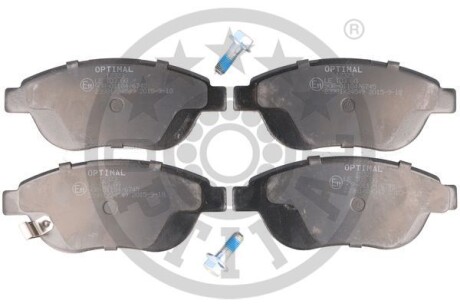 Тормозные колодки дисковые передние, комплект Optimal BP-12323