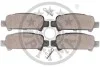 Тормозные колодки дисковые задние, комплект Optimal BP-12358 (фото 2)