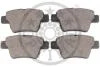 Тормозные колодки дисковые задние, комплект Optimal BP-12391 (фото 2)