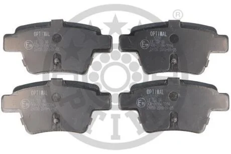 Тормозные колодки дисковые задние, комплект Optimal BP-12391