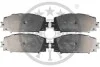 Тормозные колодки дисковые передние, комплект Optimal BP-12403 (фото 1)