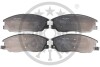 Тормозные колодки дисковые, комплект Optimal BP-12410 (фото 1)
