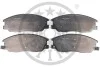 Тормозные колодки дисковые, комплект Optimal BP-12410 (фото 1)