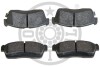 Тормозные колодки дисковые, комплект Optimal BP-12413 (фото 2)