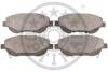 Тормозные колодки дисковые, комплект Optimal BP-12551 (фото 2)